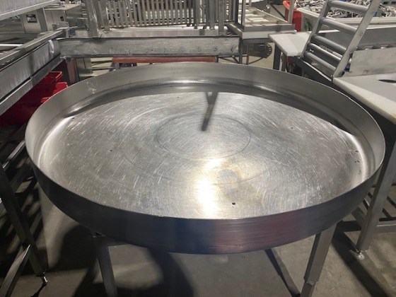 Lazy Susan Stainless Steel 1500mm Pic 01